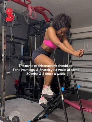 The only piece of equipment you need at home to tone up your body!! I’ve been seeing such a huge difference in my body since I’ve started incorporating this into my routine 🙏🏾 #GymTok #homegym #gymhome #gymequipment #stairstepper #climbingmachine #tts 