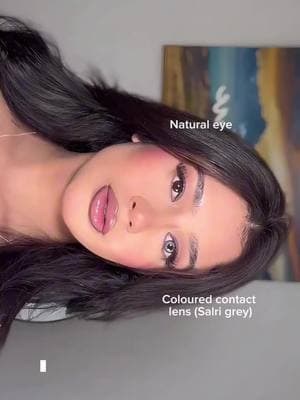 Switch up your eye color & transform your look! 👁️ @gareema_khatri(ig) is glowing in #SalriGray & #SL29Green—both absolutely stunning! 💚 🎉 Code: 'gmey07' (-20%) --- #just4kira #lensestryon #just4kirasale #coloredcontactlenses #just4kiralenses #graylens #greencontacts #naturalgrayeyes #graycontacts #j4k