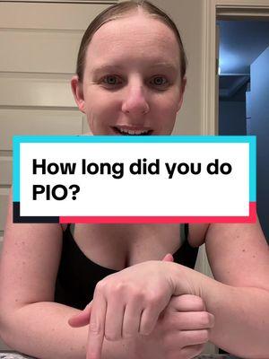 How long did you do PIO for IVF? #ivf #ivfpregnancy #ivfbaby #infertility #pio #pioinjections 