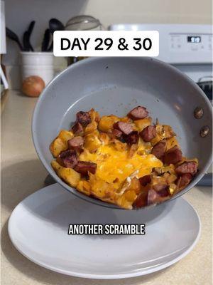 Day 29 and 30 of my #foodathomechallenge for the month of January 🍽️ Only one more day to go! #foodideas #mealprep #EasyRecipe #breakfast #DinnerIdeas 