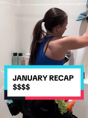 JANUARY RECAP $$$$ Let’s clean-  #lifehacks #MomsofTikTok #momhacks #clean #exteacher #CleanTok #teacher #cleaningbusiness #cleaningtiktok #housecleanerlife #cleaning #busniessowner #howtorunabusiness #housetour #housekeeping #housekeeper #cleaningcompany #cleaningcommunity #cleaner #cleanersoftiktok #CleanTok 