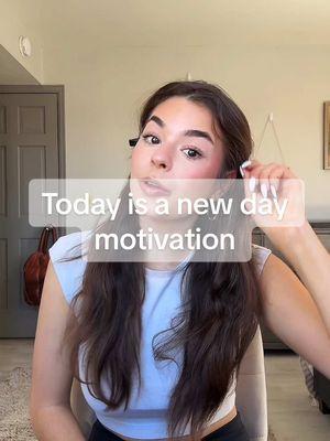 Today is a new day. I am so proud of you and you should be too🤍🌿 #creatorsearchinsights #todayisanewdaymotivation #newdaynewbeginning #motivationalvideo #yougotthisgirl #trusttheprocess #growthjourney #growthmindset 