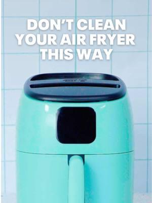 Another #PSA to not try everything you see on TikTok. You may have seen people filling their #AirFryer with soap and water, and then heating it up to clean it, but our Kitchen Appliances Lab director warns against this #cleaning method — it’s actually dangerous! #AirFryerHacks #AirFryerTips #AirFryerTok #CleanTok