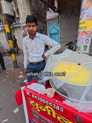 $0.60 snack in India 🇮🇳  #hughabroad #streetfood #travel #foodreview