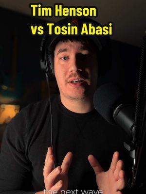 Guitarist shootout, Tim Henson vs Tosin Abasi. Who ya got? 🗣️🎸 #fyp  #guitartok #polyphia #playinggod #tosinabasi #animalsasleaders 