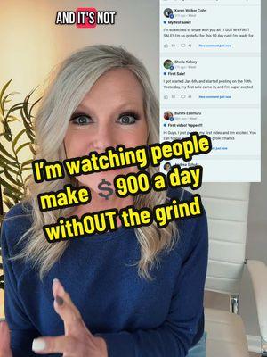 I’m watching people make 💲900 a day withOUT the grind. #makemoneyonline #MomsofTikTok #digitalmarketing #passiveincome #automatedbusiness 