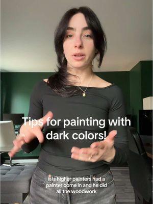 Replying to @itsalwayssunnyinwonderland  Tips for painting with dark colors! Don’t make the same mistakes we did lol  #paintingaroom #darkgreenroom #paintingtips #paintingtipsandtricks #howtopaintaroom #painting101 