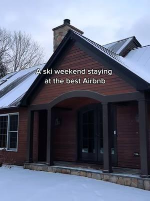 Ski weekends are better when you stay with Dryfter #dryfter #dryfterhomes #luxuryhomes #airbnb #design #ski #skiseason #vermont #CapCut 