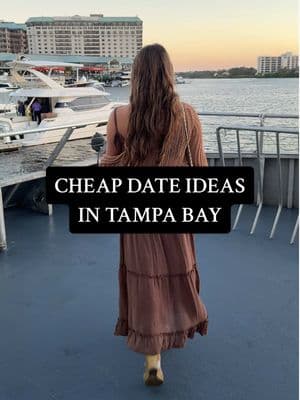 Cheap Date Ideas in Tampa Bay | part 2| 📍Cross Bay Ferry 💰$12pp one way, $24pp round trip  Enjoy a beautiful scenic ferry ride across the bay⛴️ #thingstodointampa #dateideas #tampadateideas 