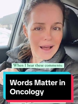 Words matter.  Cancer is on the rise in younger adults. Unfortunately , no one is “too young” for cancer and no one’s symptoms should be dismissed or ignored.  The long lasting mental and physical repercussions persist far beyond the time active treatment is completed. It is life changing. Fear of cancer recurrence or progression is real and very significant and one of the greatest unmet needs for anyone affected by cancer.  Sometimes these statements and comments happen because people just aren’t sure of what to say and want to be helpful. They do mean well but I am hopeful that with more education and conversation we can have around this topic, we can change the narrative.  What other comments have you heard that were NOT helpful? What comments ARE helpful? #cancer #wordsmatter #ayacancer 