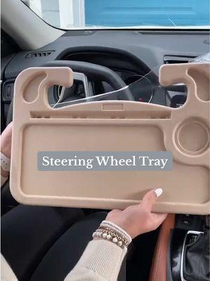 One thing passenger princesses wish they had 🤭 Shop this steering wheel tray at the link in bio. #amazonfinds #amazongadgets #caressentials 🎥: @gracefullyglamblog 