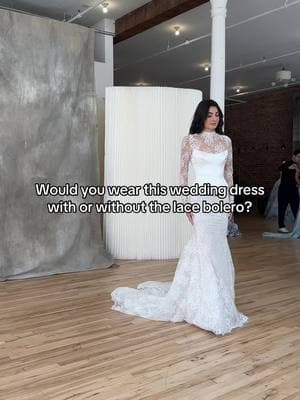 Choose your fighter — sleeves or no sleeves? @Ines Di Santo 🤍#lajeunemariee #weddingdress #weddingdressinspo #weddingdressideas #inesdisanto #laceweddingdress #longsleeveweddingdress #weddingtok #bridetok 