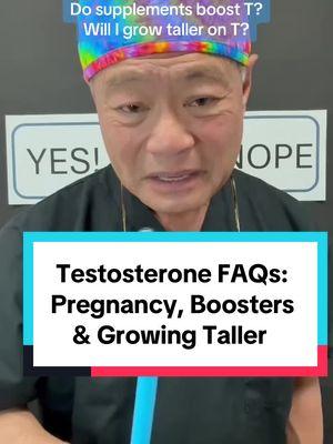 Keep those surgical and #GAHT questions coming! Mr. Finger and I are happy to answer!  ❓ If I’m on T, can I still get pregnant? 👉 Yes! Testosterone can reduce fertility, but it doesn’t guarantee sterility. If you have a uterus and ovaries, pregnancy is still possible unless you’ve had a hysterectomy or other permanent contraceptive measures. ❓ Are there any natural supplements to boost testosterone? 👉 Some supplements like vitamin D, zinc, and ashwagandha may help support healthy T levels, but they won’t replace medical testosterone therapy. Always check with a doctor before taking anything new! ❓ Will I grow taller if I take testosterone? 👉 If your growth plates have already fused (usually after puberty), testosterone won’t make you taller. But if you start T before they close, it could influence growth.  #TransMasculine #TransHealth #T #Testosterone #GAHT #GenderAffirmingCare #LGBTQWellness #FTM #TransEducation #GrowTaller #Supplements #Birthcontrol ##HormoneTherapy##DrTony##DoctorsOfTikTok##FYP##ForYourPage##FAQs