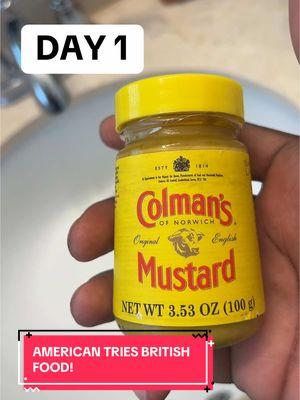 DAY 1 OF EATING BRITISH MUSTARD WITHOUT MAKING A FACE! #uk #britain #unitedkingdom #fyp #british #england #ukfood #britishfood #foodreview #food #londonfood 