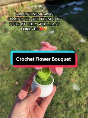 Don’t miss the flash sale, ships very fast🤩#crochetflowerbouquet #crochetflower #ValentinesDay #valentinesdaygifts #valentinesdaygiftsforher 