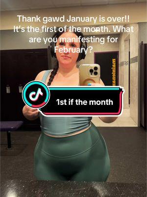 It’s a new month! Let’s go!! #1stofthemonth #manifesting #gymton #curvytiktok #curvyfashion 