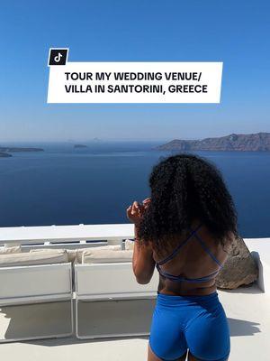 Tour my villa/wedding venue in Santorini, Greece with me 💙🇬🇷🧿 I am a luxury wedding planner who plans destination weddings and I am very picky so trust me when I say I recommend Aenaon Villas in Santorini Greece.  #destinationweddingplanner #greecewedding #aenaonvillas #santorinigreece #santoriniwedding #santoriniweddingplanners #mammamiawedding 