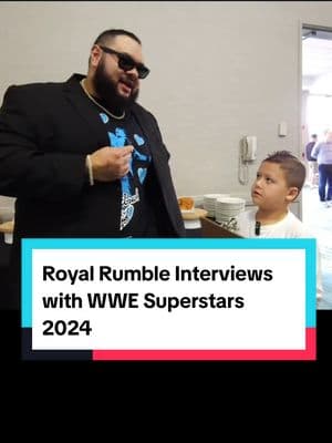 Throwback to some of my 2024 Royal Rumble Interviews #WWE #RoyalRumble #royalrumble2025 #Gunther #wrestletok #WorldWrestlingKid #fyp #foryoupage 