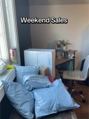 Here’s a glimpse at my sales so far this weekend #fyp #anotherdayattheoffice #reseller #allthingsresell #SmallBusiness #reselling101 #packwithme #packingorders 