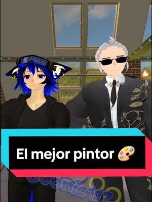 Soy el mejor pintor que Leonardo DA Vinci 👌 #soonic117 #vr #vrchat #vtuber #pintor #fyp #parati  ⚪️ @Ferchóforo 