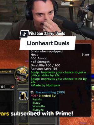 Dueling my son for Lion Heart Helm #duels #wowduel #wowclips #worldofwarcraft 