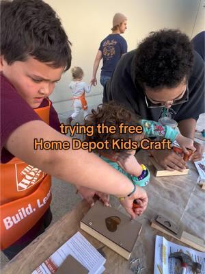 Home Depot has new activities every month that are free for kids, this month was a Valentines Box. The kids loved it #homedepot #kidscrafts #valentinebox #familytime #familyactivities 