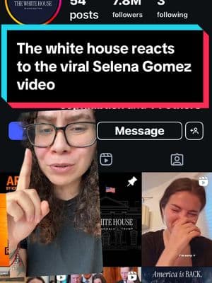 The white house reacts  to the viral Selena Gomez video #whitehouse #selenagomez #reaction  #immigrant #selenator #selenators @Selena Gomez   