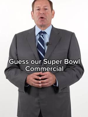 Tell us which one you think you’ll see during the Super Bowl! #fyp #caraccident #caraccidentlawyer #williammattar #funny #SuperBowl #nfl #superbowlcommercial 