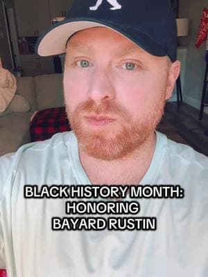 Honoring Black History Month and Bayard Rustin. #blackhistorymonth #blackhiarory #bayardrustin #blm #lgbt #demcorat #blacklivesmatter #lgbthistory 