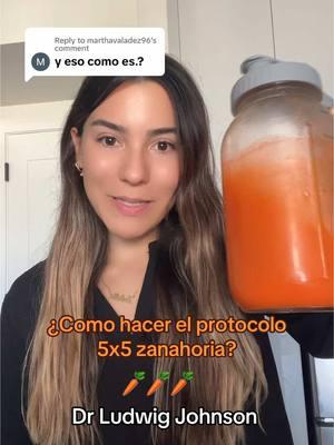 Replying to @marthavaladez96 ¿como hacer el protocolo 🥕5x5? Del Dr Ludwig Johnson #5x5ludwigjohnson #zanahoria #sanaahora #protocolo5x5 #jugodezanahoria #antiinflamatorio 