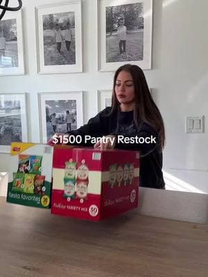 $1500 Pantry Restock With Me - ASMR  #pantryrestock #restocking #pantryorganization 