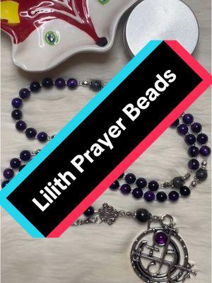 Prayer Beads for Lilith (available) #prayerbeads #lilith #pagan #witch #infernals