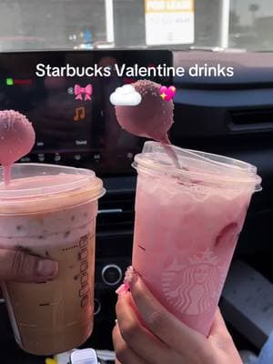 @Starbucks Valentines drinks ☁️🎀💖✨ #fyp #starbucksdrinks #motherdaughterday #valentinesvibes💕 