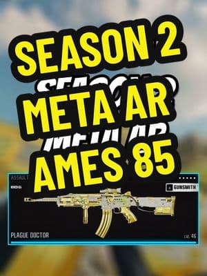 *NEW* SEASON 2 AR META! AMES 85! #BO6 #WARZONE #AMES #SEASON2 #META