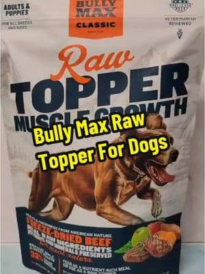 Bully Max Freeze-Dried Raw Dog Food Toppers Beef Flavor for Lean Muscle Growth with Real Beef and Beef Liver, High in Protein & Amino Acids #bullymax #bullymaxfreezedriedraw #freezedriedrawdogfood #dogfoodtopper #beefdogfoodtopper #sophiethefrenchie #sophiethefrenchieivdd #dogsoftiktok #PetsOfTikTok #ad @BullyMax 