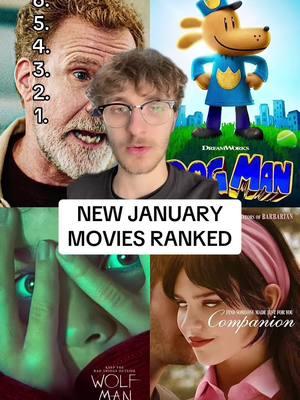 Replying to @D0me NEW JANUARY MOVIES RANKED #movies #movietok #companionmovie #dogman #wolfman #willferrell #netflix #movie #fyp #wallaceandgromit 