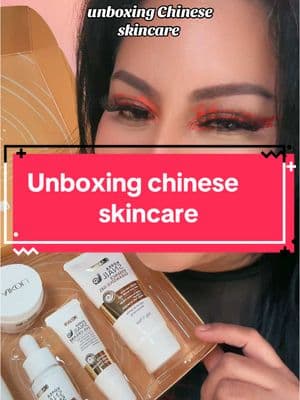 unboxing Chinese skincare #unboxingvideo #unboxingskincare #skincaretiktok #chineseskincare #unboxing #tiktokshopbeauty #lovelanguage 