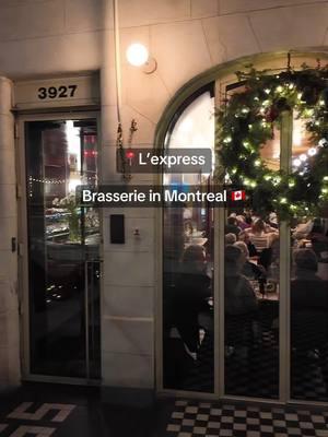 L’express in Montreal! A true OG brassserie and some of the best French food I’ve had. Our favorites were French onion soup and steak frites. And the jar of cornichons was so addicting #montrealfood #lexpress #lexpressmontreal #mtlfood 