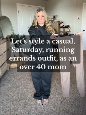 A little casual Saturday outfit inspiration of a 40 + mom of 2! We’re running errands, so leggings are the go to! 🤣 #creatorsearchinsights #over40fashion #outfitideas #howtostyleoutfits #howtostyleclothes #getdressedwithme #over40club #40sfashion #momstyle #runningerrandsoutfit #runningerrands #styletips #styleinspiration #casualoutfits 