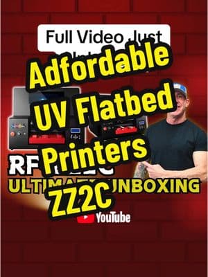 We are super excited to announce our partnership with @jaysprinters so much so! We just uploaded our ultimate unboxing of the Refinecolor ZZ2C UV flatbed Printer. This 2 head UV printer is the most affordable quality UV printer on the market. Use referral code:RISENGRIND #uvprinting #uvprinter #refinecolor #logojet #mimaki 