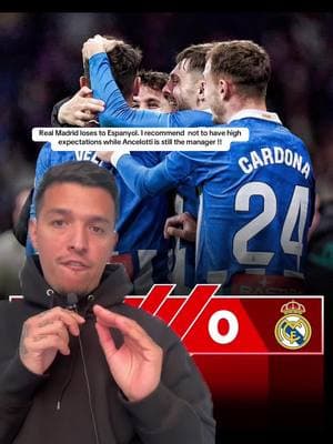 Real Madrid lose to Espanyol because of poor management and world class defending by Espanyol. #greenscreen #espanyolrealmadrid #realmadridespanyol #realmadridvsespanyol #ancelottiout #laliga #tiktokfootballacademy 