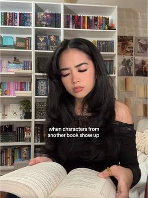 love a good crossover 😭😭 #bookish #BookTok #reader #reading #bookshelf #books #bookworm 