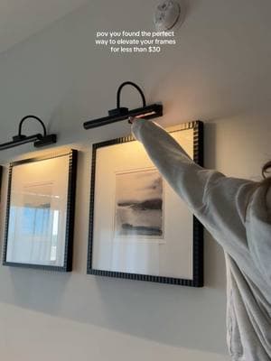 these lights are such a vibe ✨☁️ 🔗ing details in my "HOME" list in amzn SF 🫶🏼 #gallerywall #gallerywallinspo #pictureframes #amazon #amazonfinds #homedecor #homedecorideas