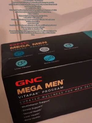 #GNC #Mega #Mens #Vitamin #Supplement #Health #Dietary #Fyp #Tiktok #ParaTodos #GoViral  