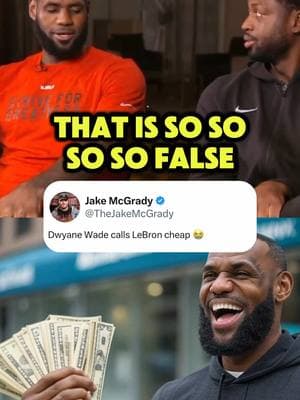 Dwyane Wade roasts LeBron for being cheap 😭 (via @ESPN) #dwyanewade #dwade #dwaynewade #lebron #lebronjames #kingjames #lbj #bron #lebronjames23 #lebron23 #lbj23 #lebronjahamez #lebronejahames #lebronjamesedit #lebronedit #lebronjamesofficial #lebronjamestiktok #lebronjameshighlights #lebronhead #lebronhead #lebronfans #lebronfan #NBA #nbabasketball #nbatiktok #nbatok #nbafyp #nbacontent #nbamemes #nbameme #nbafunny #nbamoments #nbafunnymoments #nbaviral #nbafan #nbafans #jakemcgrady 