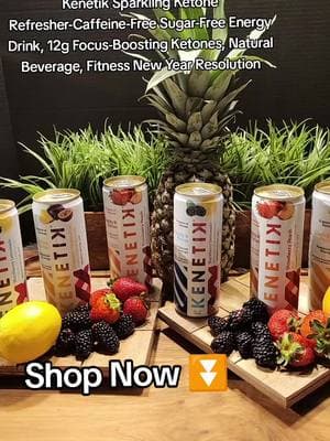 Kenetik Sparkling Ketone Refresher-Caffeine-Free Sugar-Free Energy Drink, 12g Focus-Boosting Ketones, #naturalsparklingketonerefresher  Beverage, Fitness New Year Resolution #energydrinks #fitnessdrinks  #focussupport #ketonesupport #kenetik #ketoneboostersupport #claritysupport #energysupport 