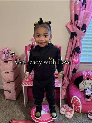 Get ready with Love 🥰🩷 #fypシ #foryoupageofficiall #fyp #fypシ゚viral #foryourepage #toddlersoftiktok #foryoupage❤️❤️ #grwm #toddlerswithstyle #toddler #getreadywithme #grw #grwmroutine #babygirl 