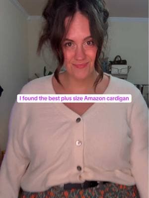 This is the Amazon cardigan that you need so you can wear your spring dresses while it’s still cold outside. #plussize #amazonfinds #plussizeamazon #plussizefashion #plussizestyle #plussizestyleinspo #plussizedress #apronbelly #apronbellybaddies 