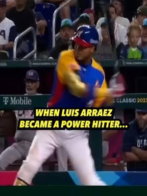 When Luis Arraez became a power hitter👀 #MLB #mlbtiktok #baseball #baseballtiktok #sports #sportstiktok #mlbnews #mlbstats #homerun #luisarraez #worldbaseballclassic #sandiegopadres #batting #miamimarlins