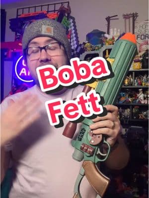 One of the coolest Nerf x Star Wars collabs: the Boba Fett blaster #toys #cooltoys #nerf #starwars 